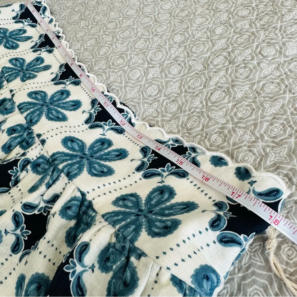 NEW! Agua Bendita x Target Coral Tile Print Tiered A-Line Mini Skirt Size XL - Image 10