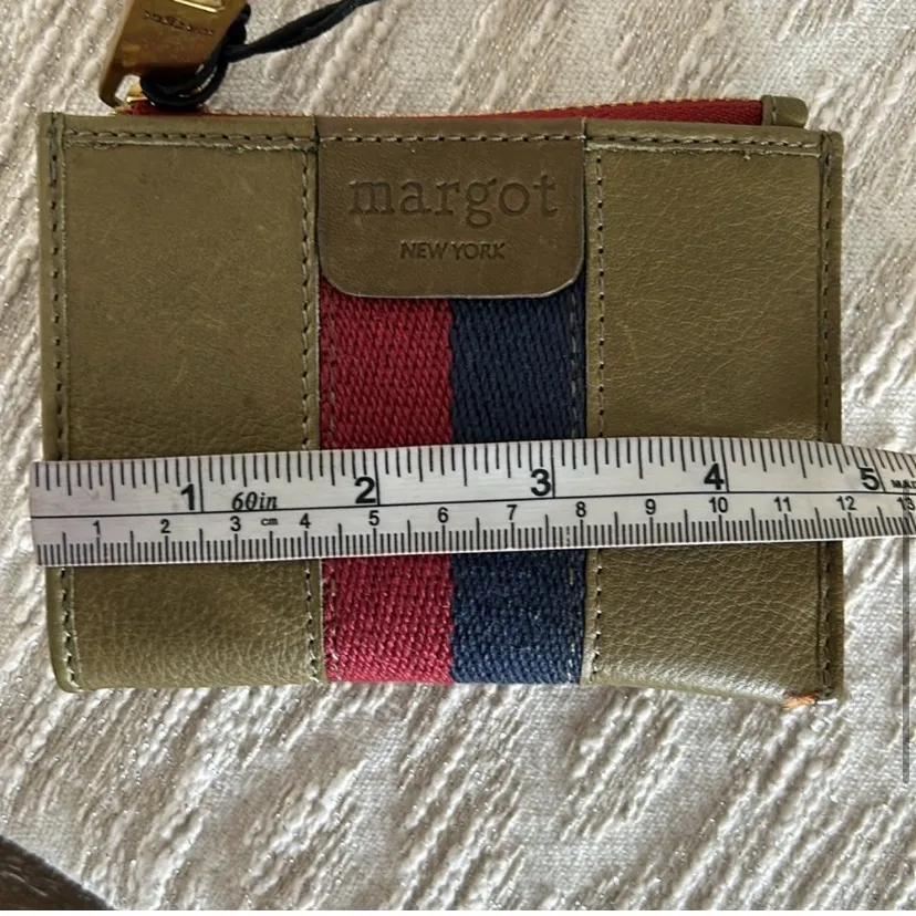 Margot New Emmy Leather Card Holder Green - Image 6