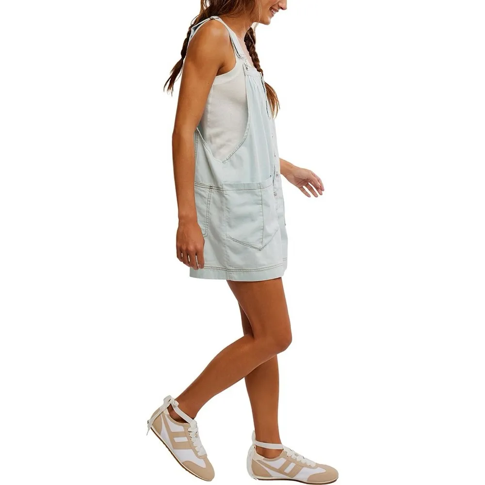 Free People “you’ve got the love” short overalls.free people - small - Image 4