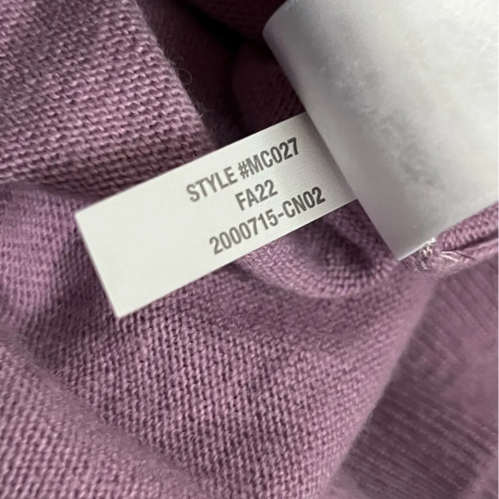 Madewell Ashbury Mockneck Sweater in Vibrant Lilac Purple | XS - Image 9