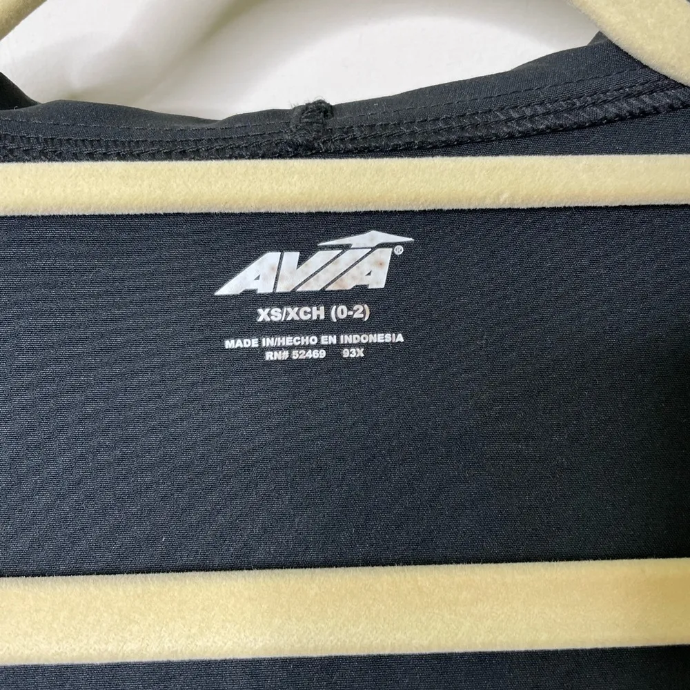 Avia Black Hooded 1/2 Zip XS - Image 2