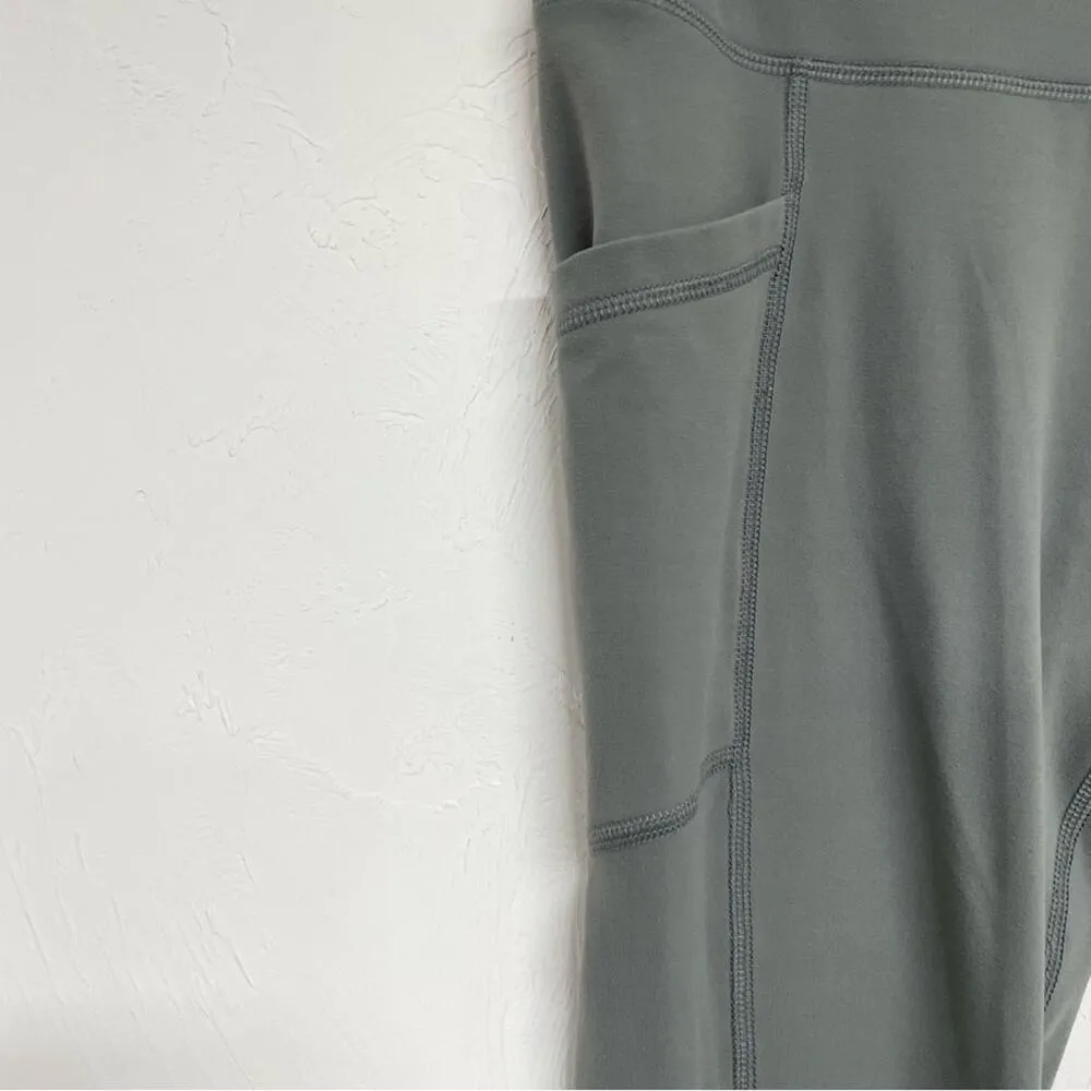 Yogalicious Sage Green High Rise Full Length Leggings With Pockets Womens S - Image 2