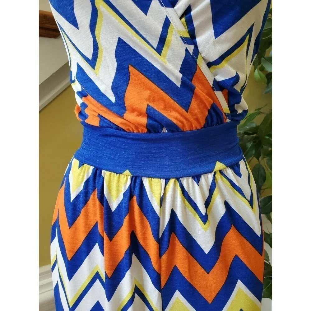 Cameo Womens Jumpsuit Multicolor SZ Small - Image 4