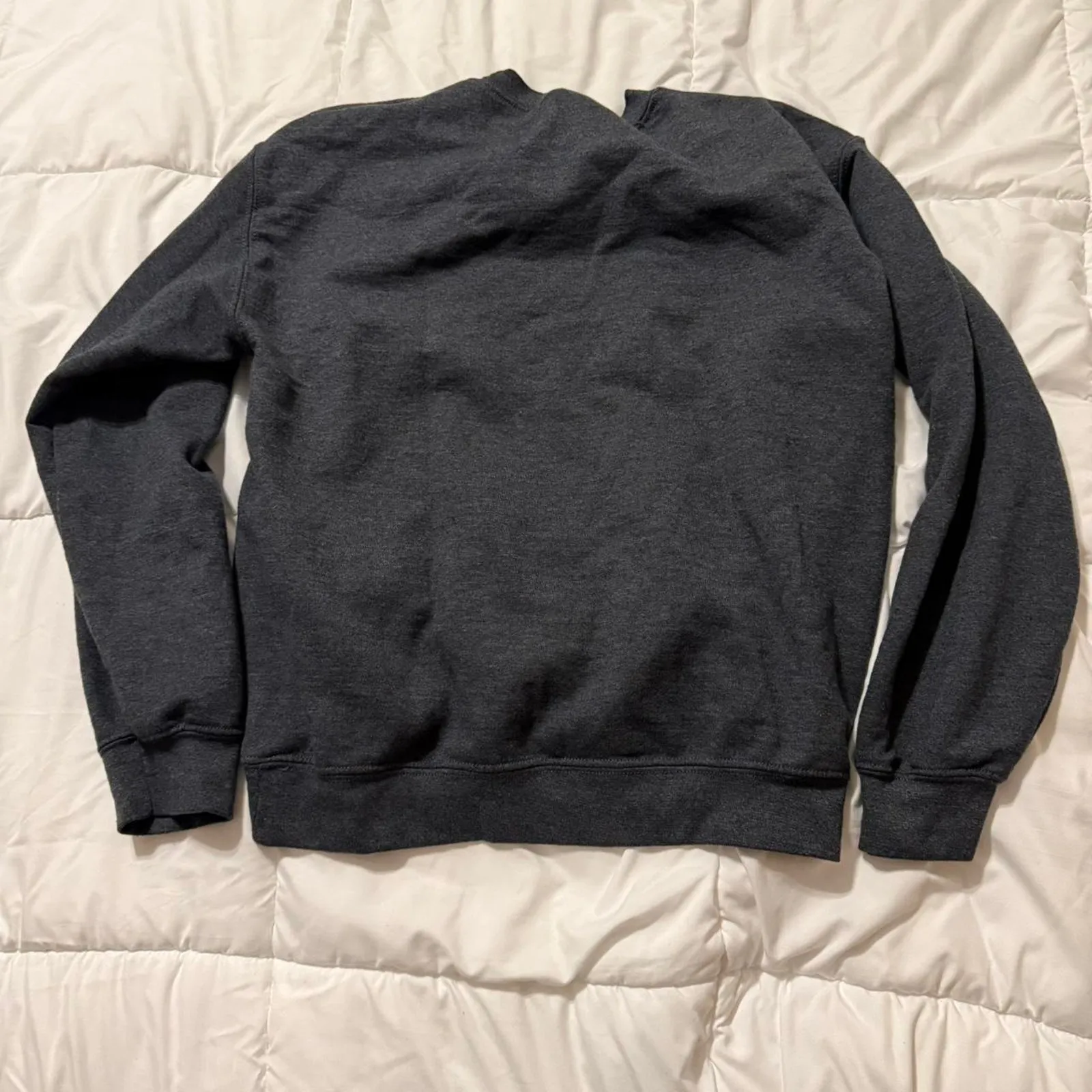 Dark gray dancing skeleton graphic sweatshirt -M - Image 3