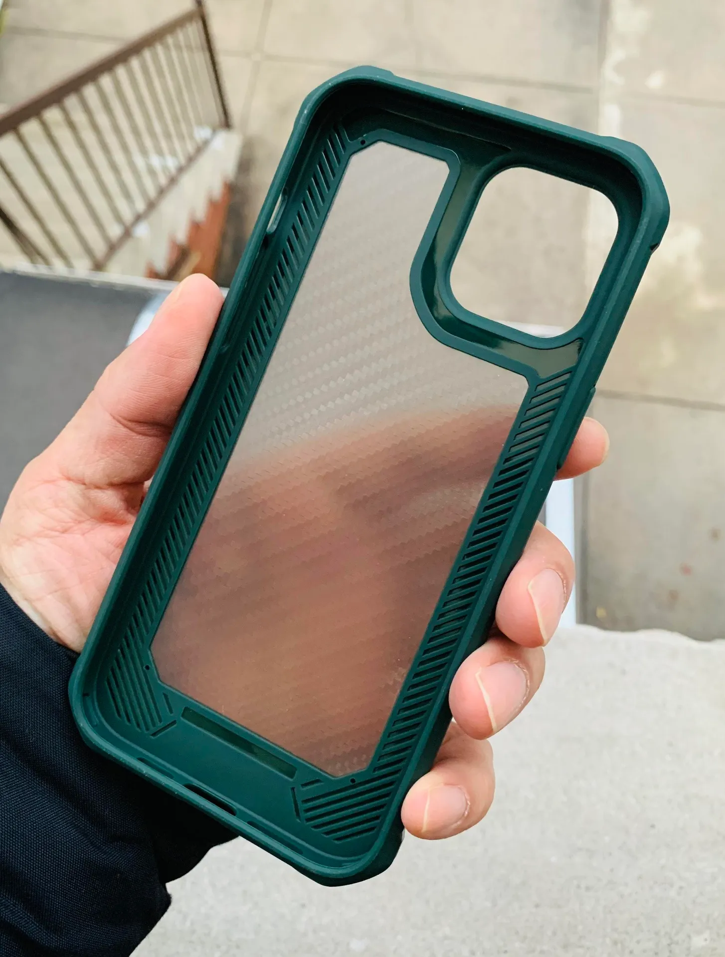 iPhone 12Pro Max Armor Airbag Bumper Drop Protection Case - Image 2