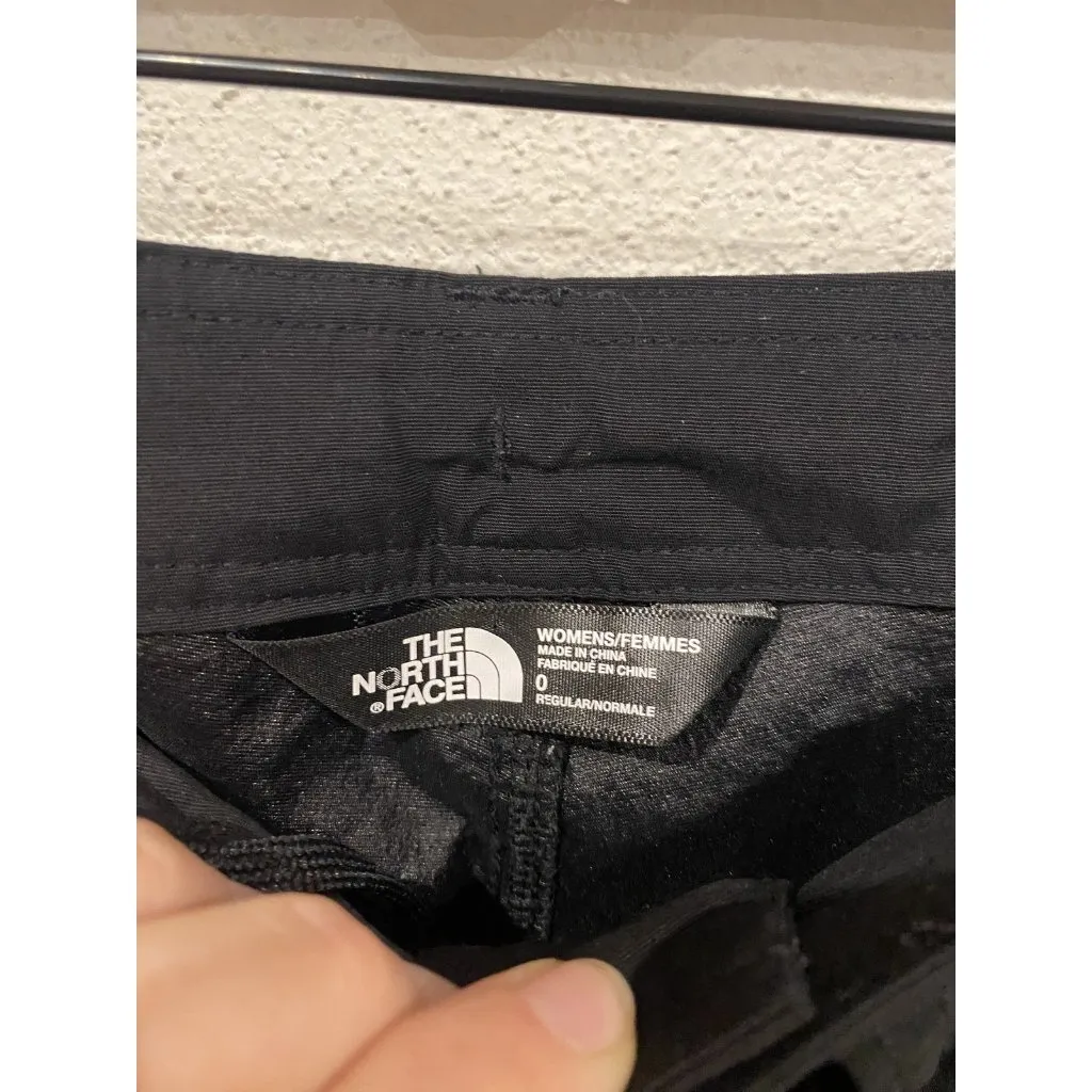 The North Face Pants Womens 0 Black Cargo Outdoor Hiking Regular Lightweight - Image 5
