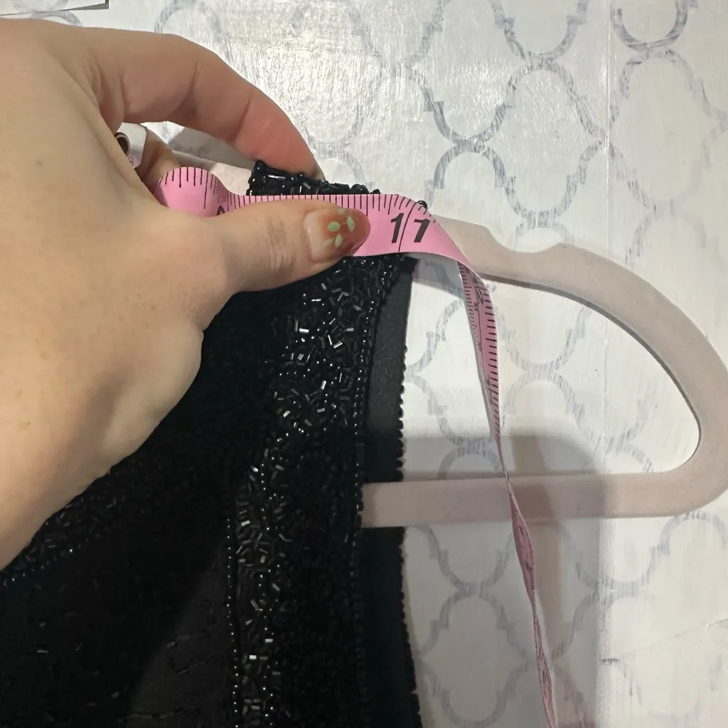 Laurence kazaar beaded silk holiday sheath dress cardigan bolero set medium - Image 7