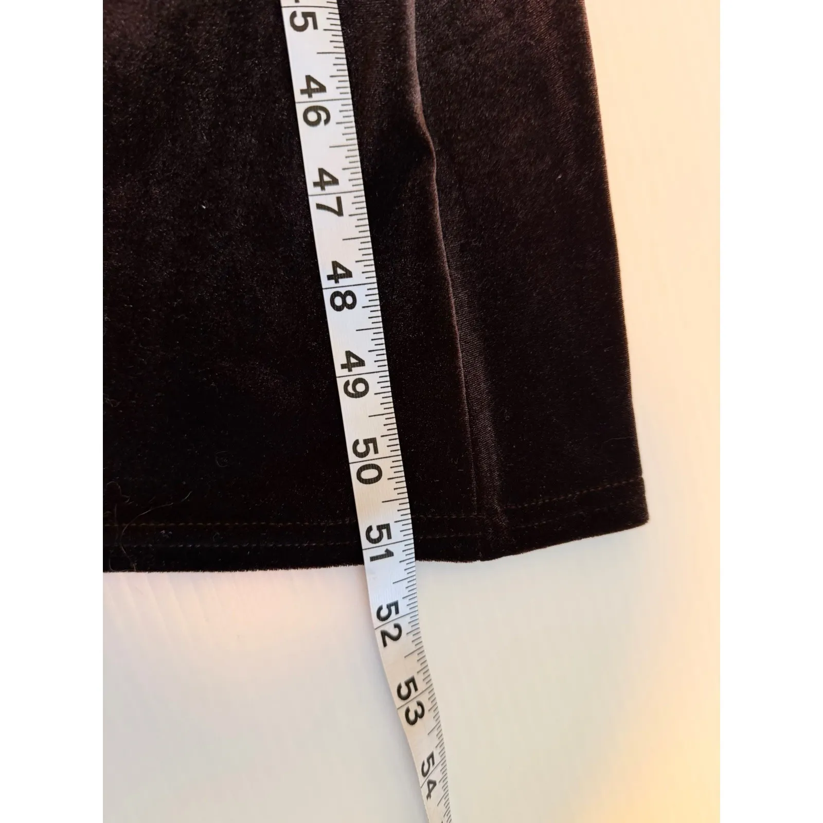 Vintage‎ 90s Dress Brown Velvet Long Maxi Goth Whimsigoth Size 8 Party Holiday - Image 7