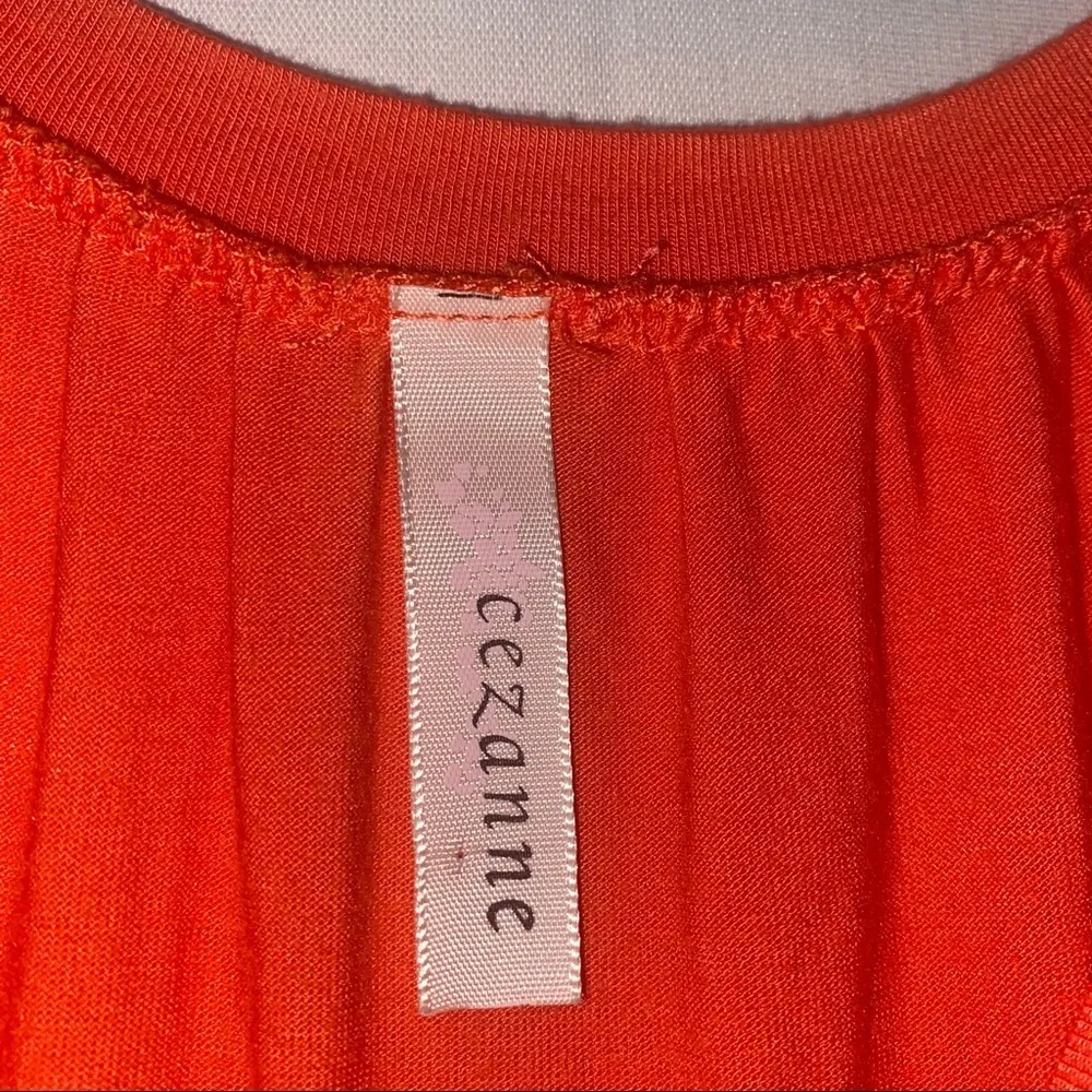 Cezanne Orange Tunic Size Small - Image 4