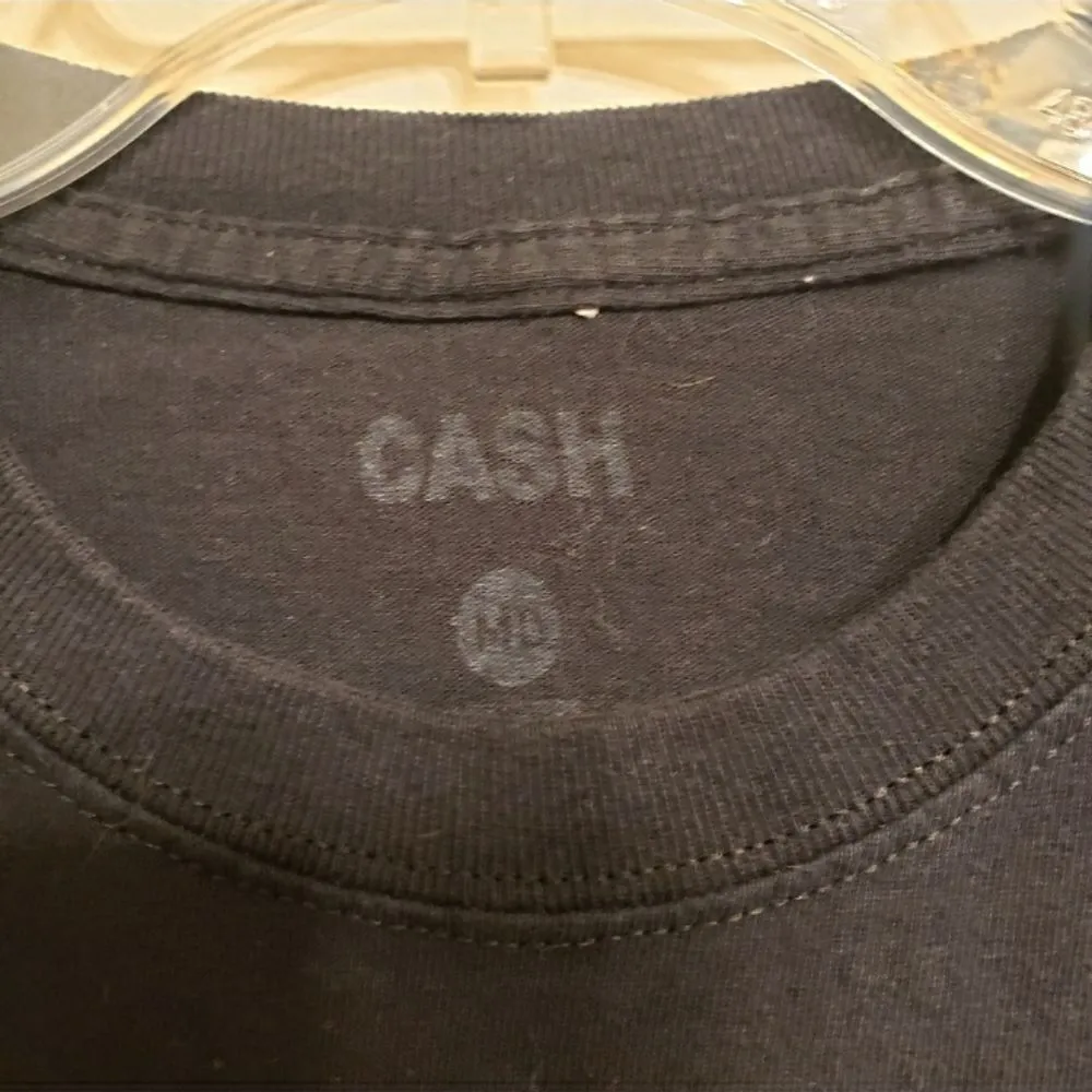Johnny Cash‎ graphic T Black Size M - Image 2