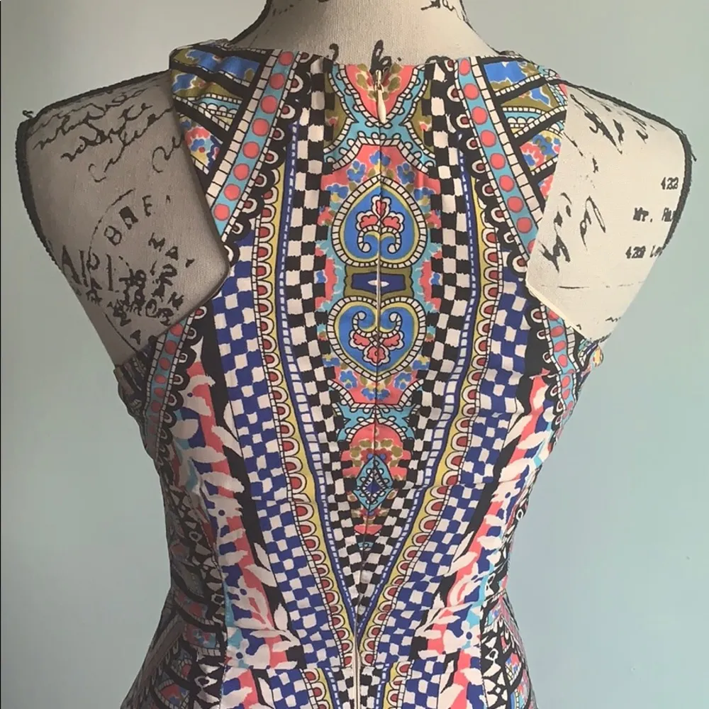 Gianni Bini Multicolored Aztec Maxi Dress Size XS - Image 10