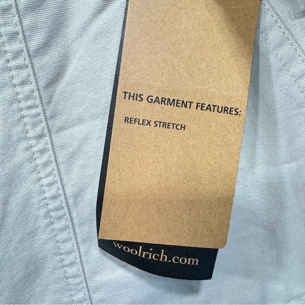 Woolrich Fairwinds Bermuda Cargo Utility Shorts in Stone Khaki Tan Size 4 - Image 5