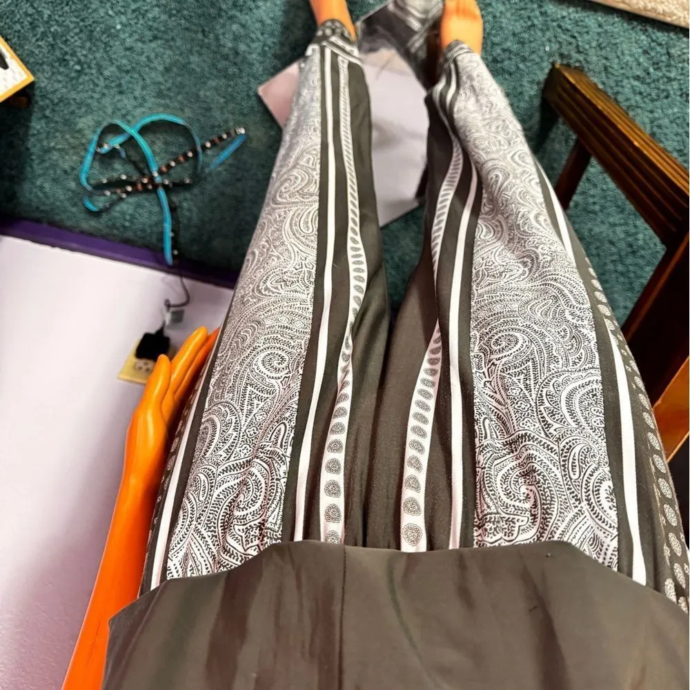 INC International Concepts Charcoal Blouse Pant Jumpsuit Gray - Image 13