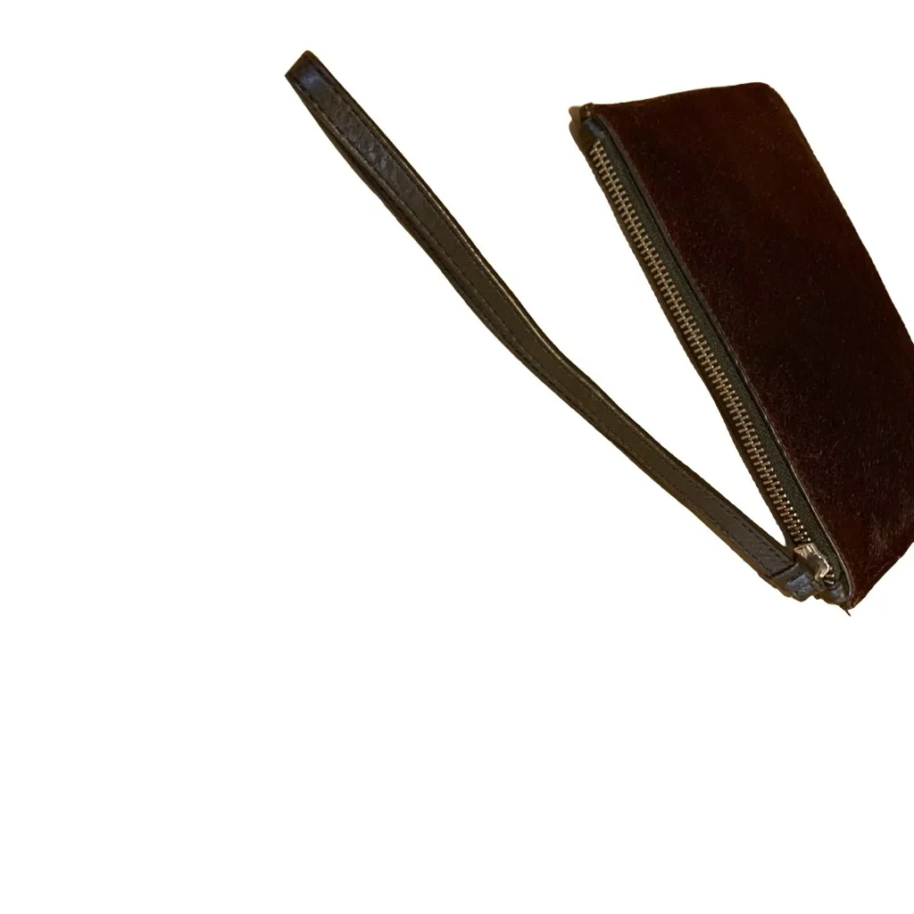 PUNTO FIBBIA OXBLOOD FUR AND BLACK LEATHER WRISTLET MADE IN ITALY Red - Image 7