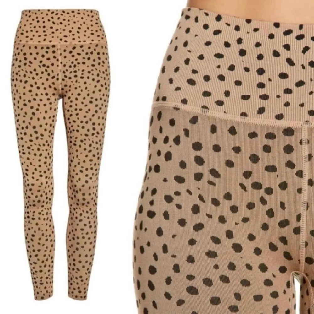 ZELLA Animal Print Elevate Seamless Tank Top Bra & Leggings Matching Set XXS - Image 3