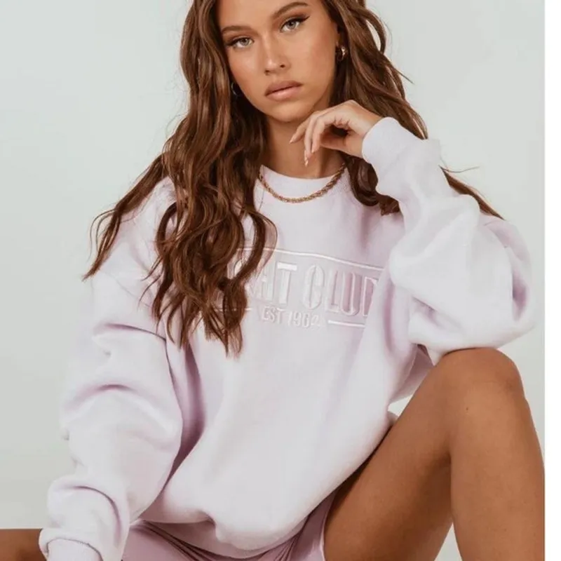 Princess Polly Yacht Club Purple Sweatshirt size 4 - Image 2