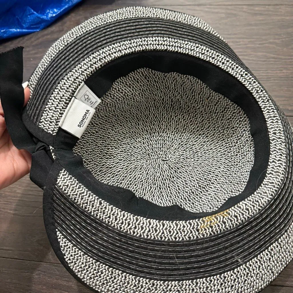 Sonoma Women’s Gray Black Bow Hat - Image 3