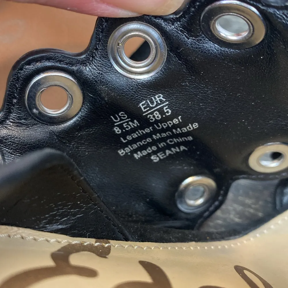 Sam Edelman Black Seana Suede Silver Rivet Strappy Block Heel Sandals NEW 8.5 - Image 7