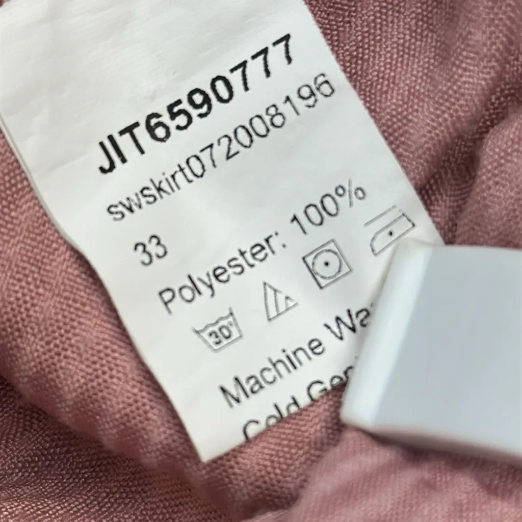 Shein Pink EZwear 2 Pocket Corduroy Mini Skirt Womens Large - Image 7