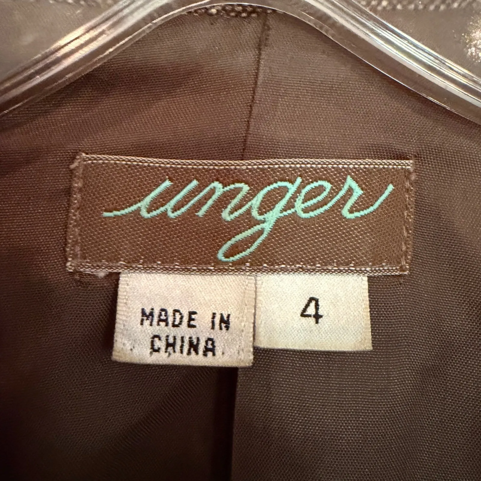 Kay Unger Vintage Coquette Girl Blazer Women's 4 Brown Tweed Career Boho‎ Dainty - Image 6