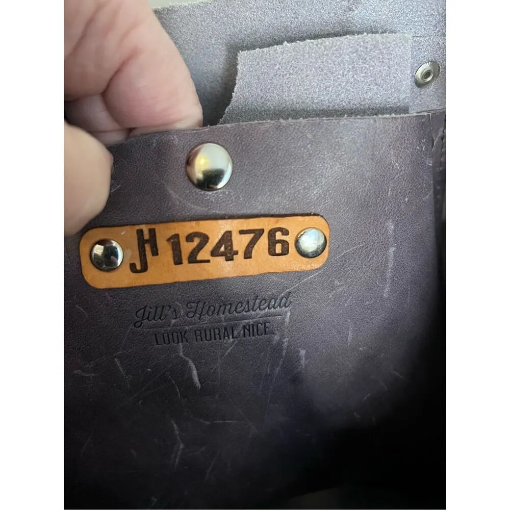 Jill's Homestead The Tote Bag Rose Genuine Leather Look Rural Nice - Image 5