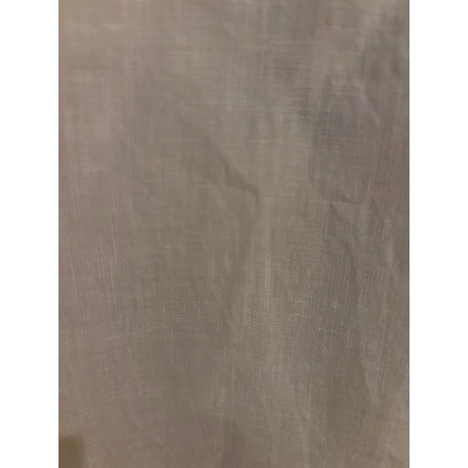 Charter Club Linen Top XL‎ Embroidered V-Neck Short Sleeve White Coral Blue - Image 6