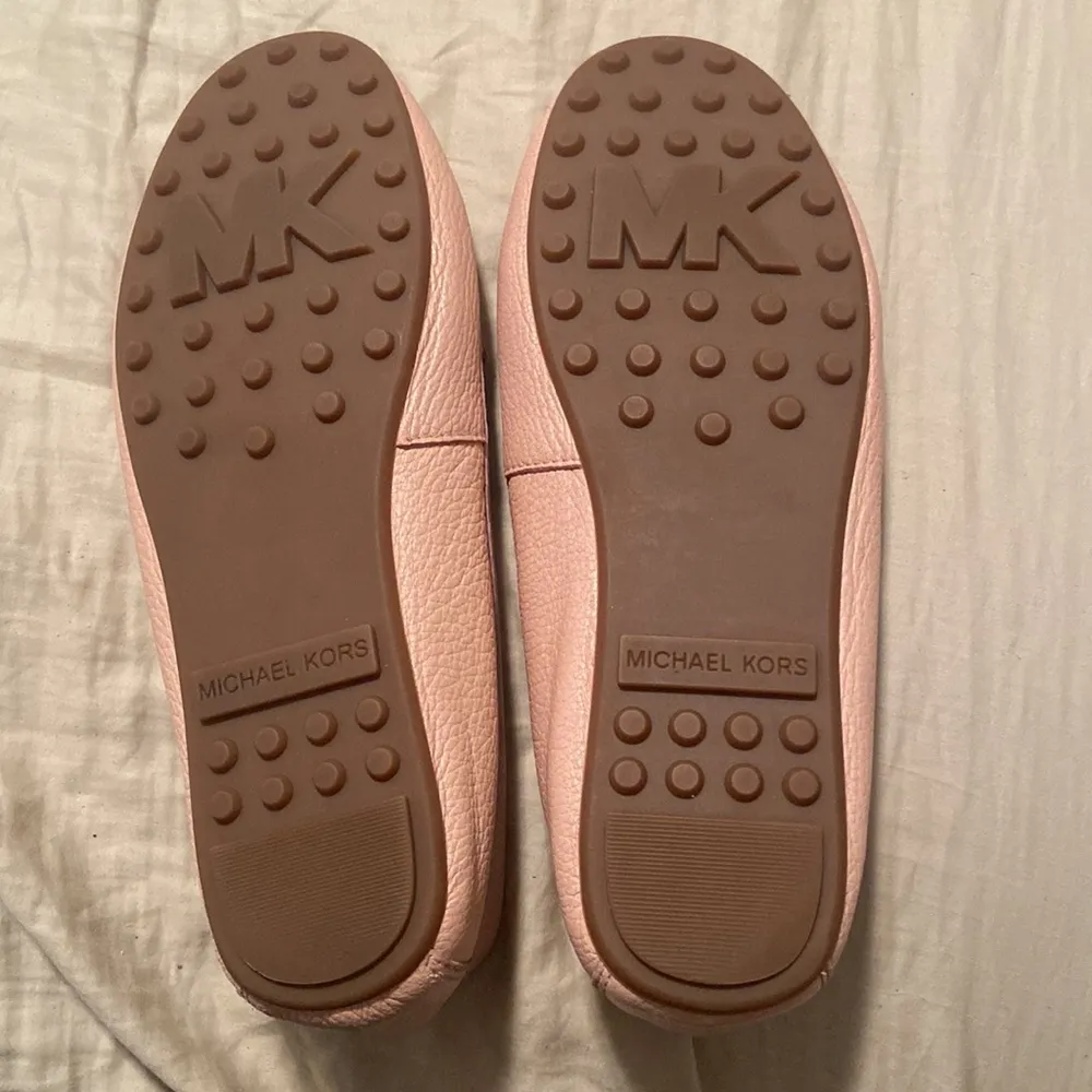 MICHAEL Michael Kors Leather Hamilton Loafers Pink Size 7 - Image 6