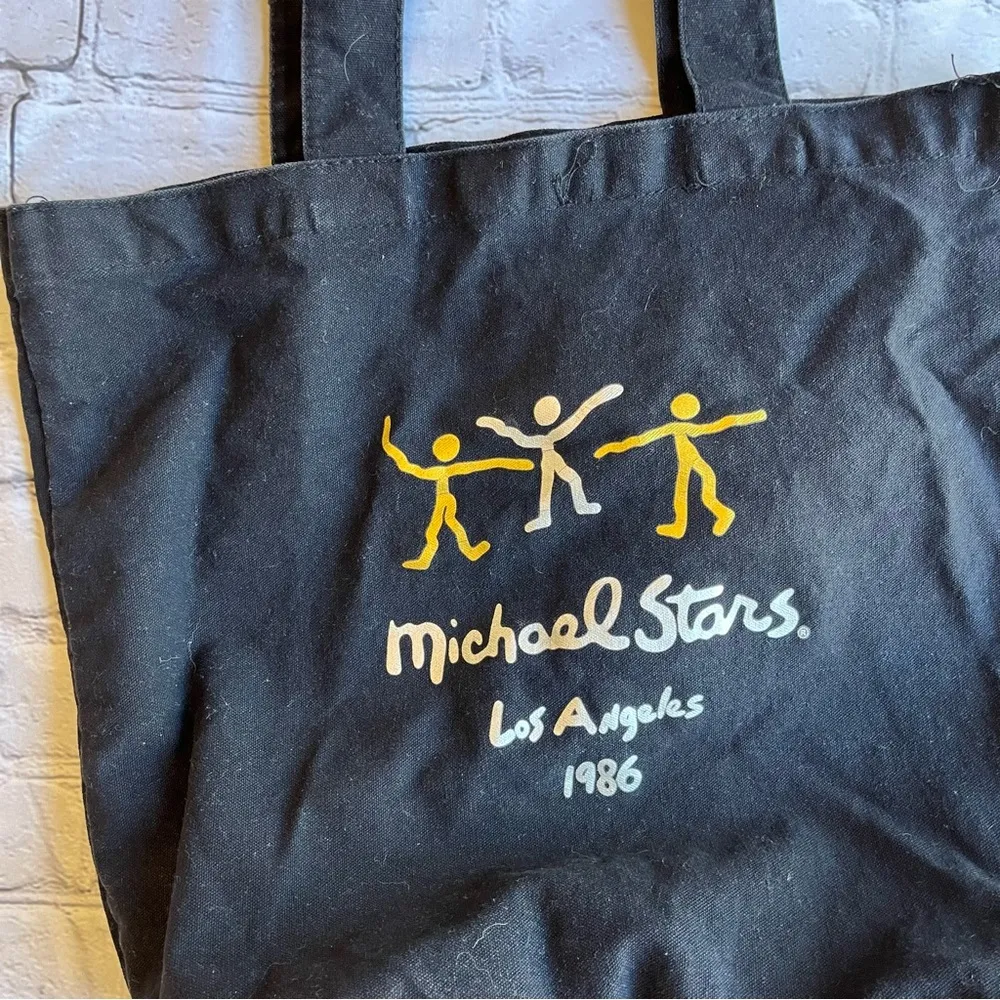 Michael Stars Tote Canvas Shopping Bag - Image 2