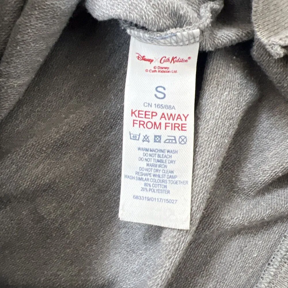Cath Kidston X Disney 101 Dalmatians Crewneck Jumper Sweatshirt Gray Size Small - Image 3