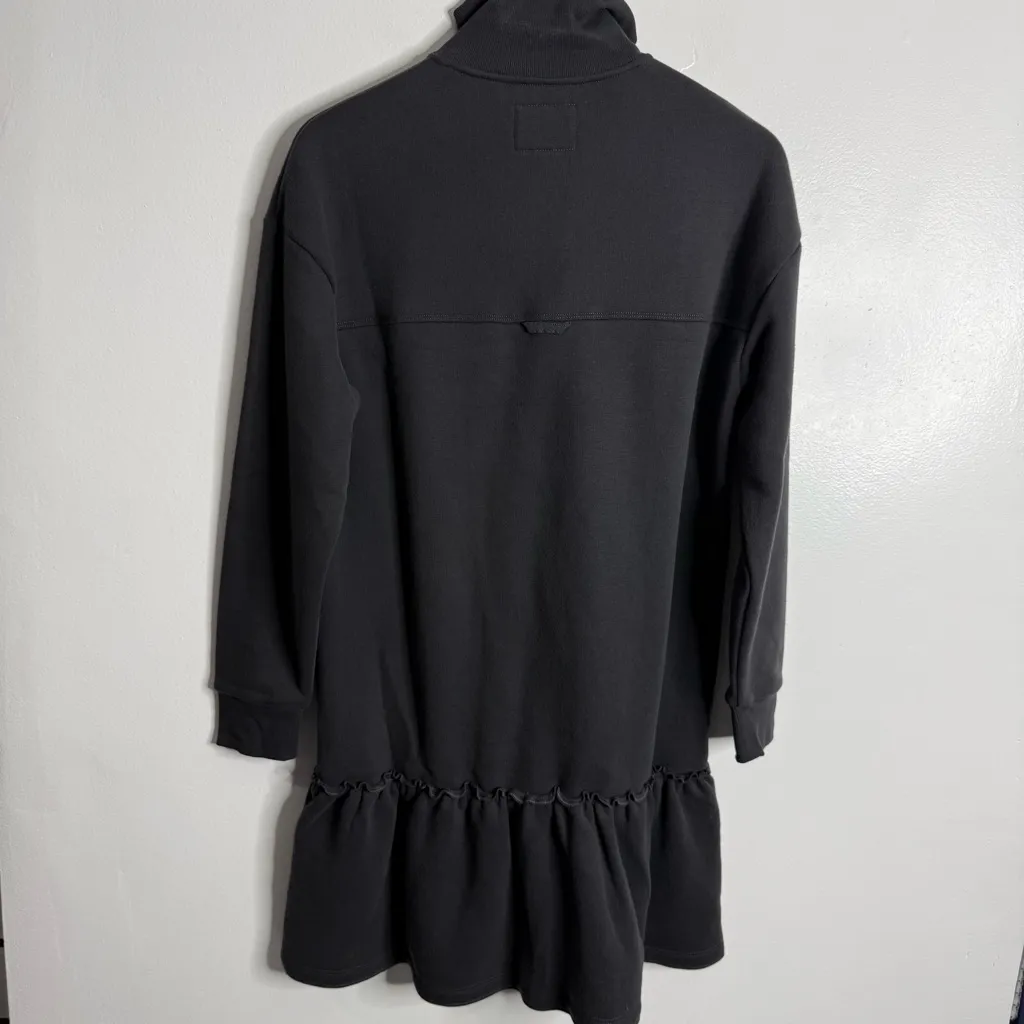 NWT Upwest Sweater Dress Soft Fleece Long Sleeve‎ Gray With Pockets Size Small - Image 3