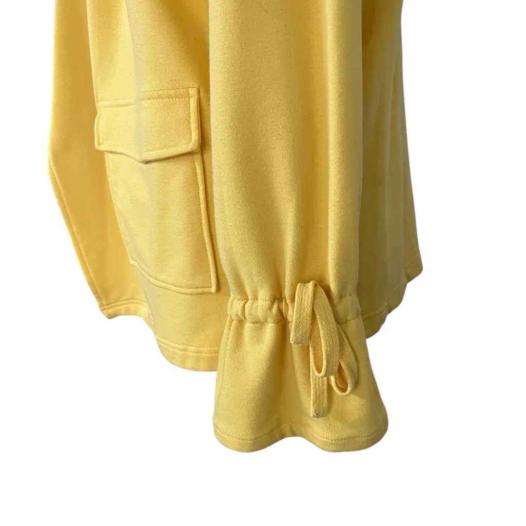 Skye's the Limit Sunny Yellow Open Front Cardigan Jacket Size M - Image 5