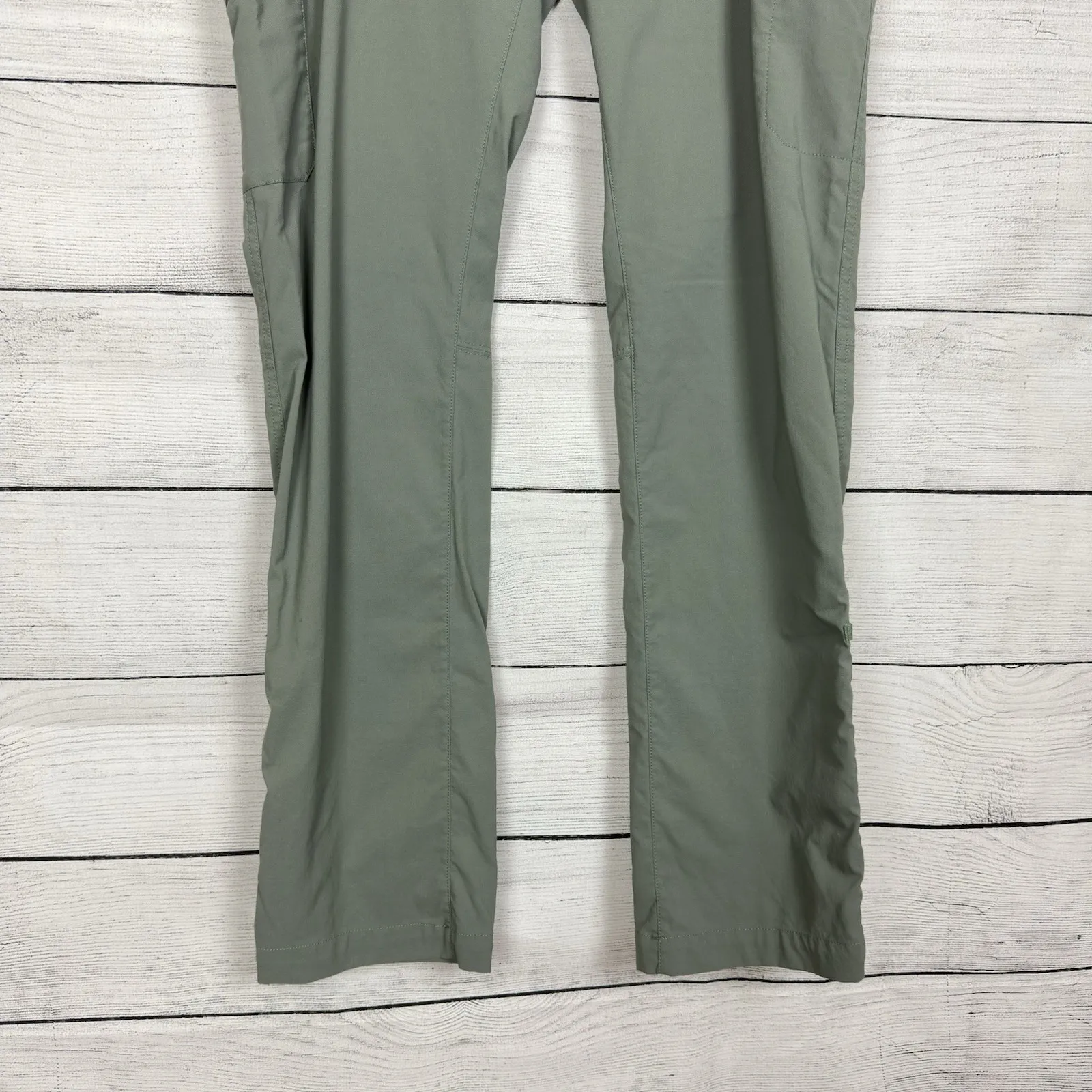 The North Face Paramount Pants Olive Green Women Size 8 Hiking Outdoors Sporty - Image 3