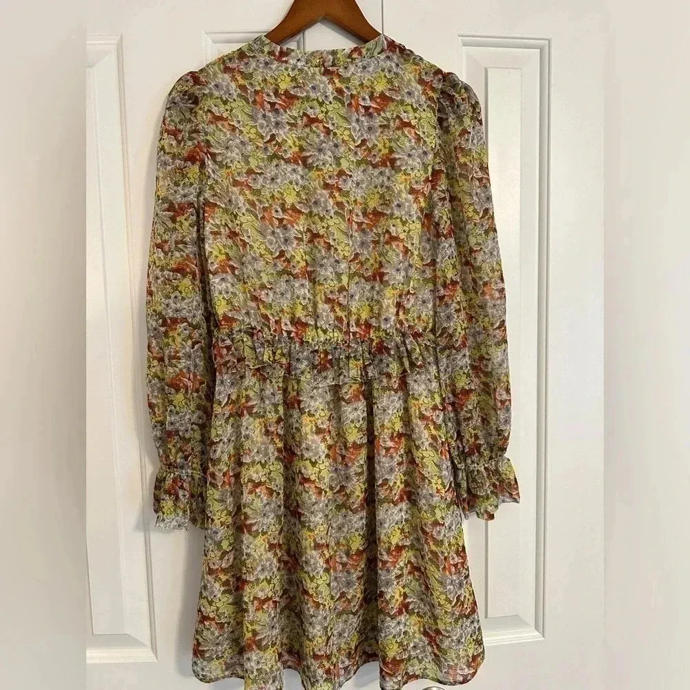 Paris Atelier & Other Stories Foral Bib Dress Size 2 - Image 11