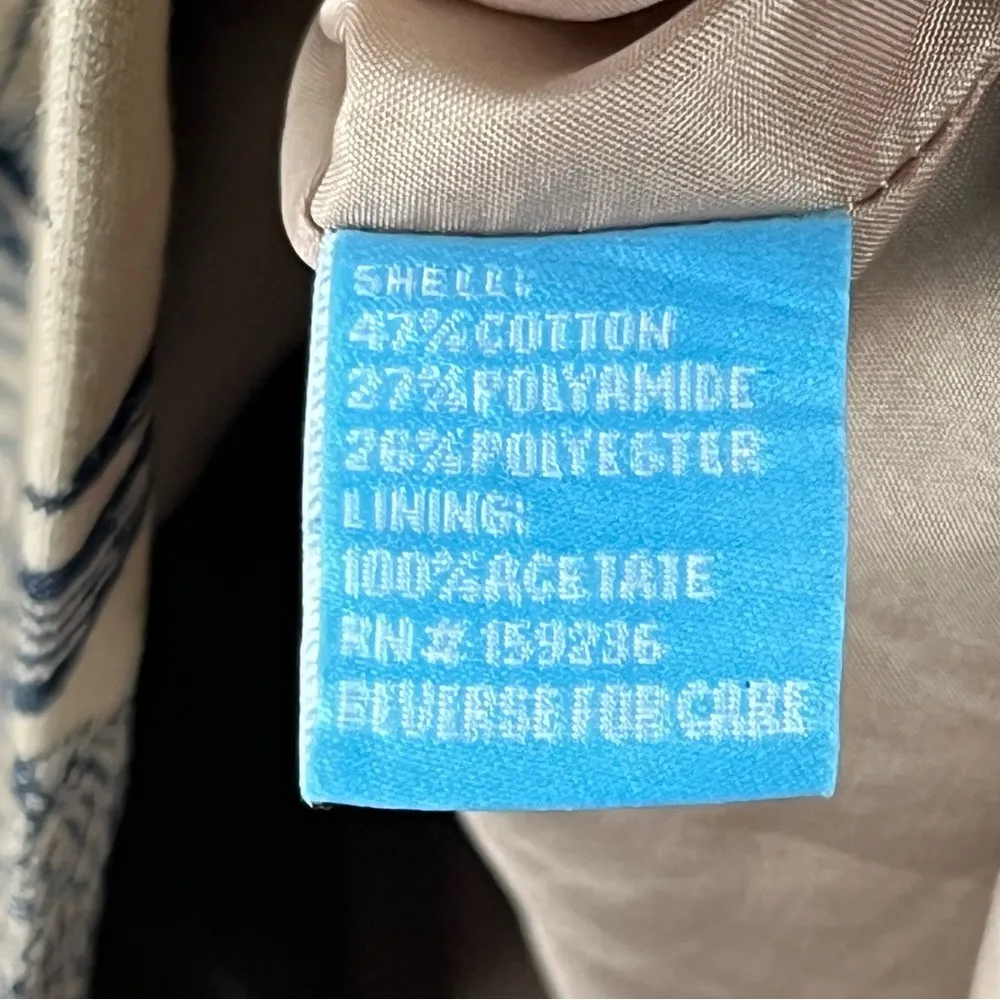 J. McLAUGHLIN Ariana Animal Tropical Print Lined Short Sleeves Dress, Size 6 - Image 4