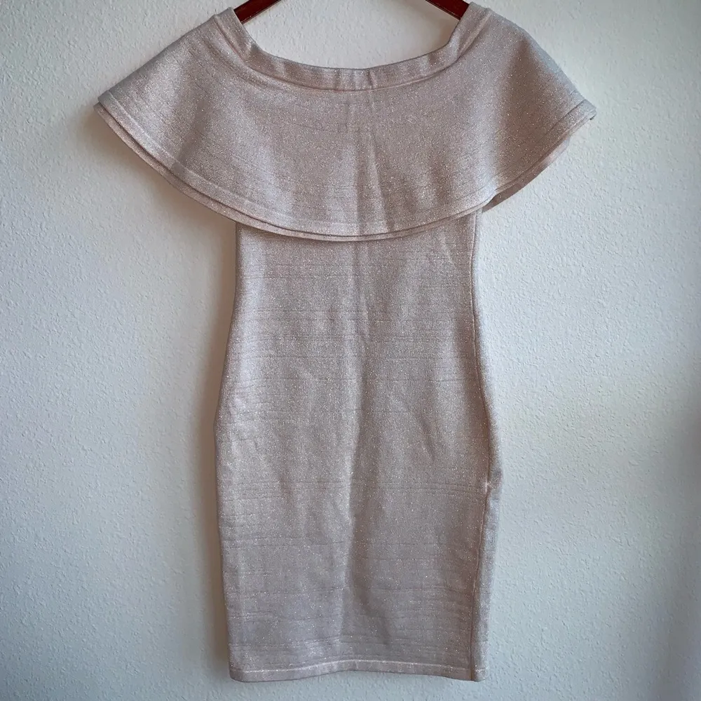 Endless Rose Pink Metallic Dress S - Image 2