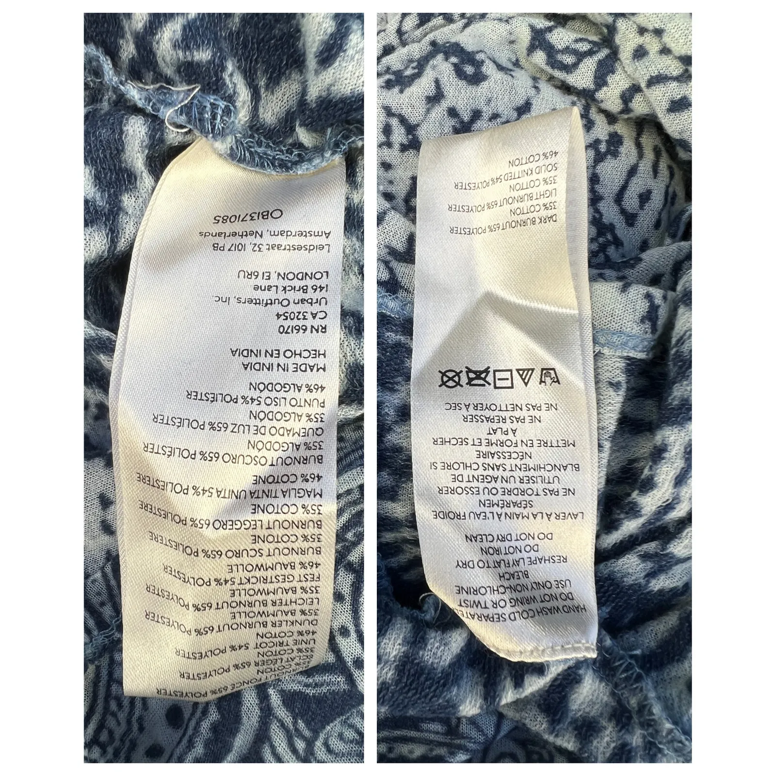 Free People Oh My Mix Print Long Sleeve Dress Duster Size Small - Image 11