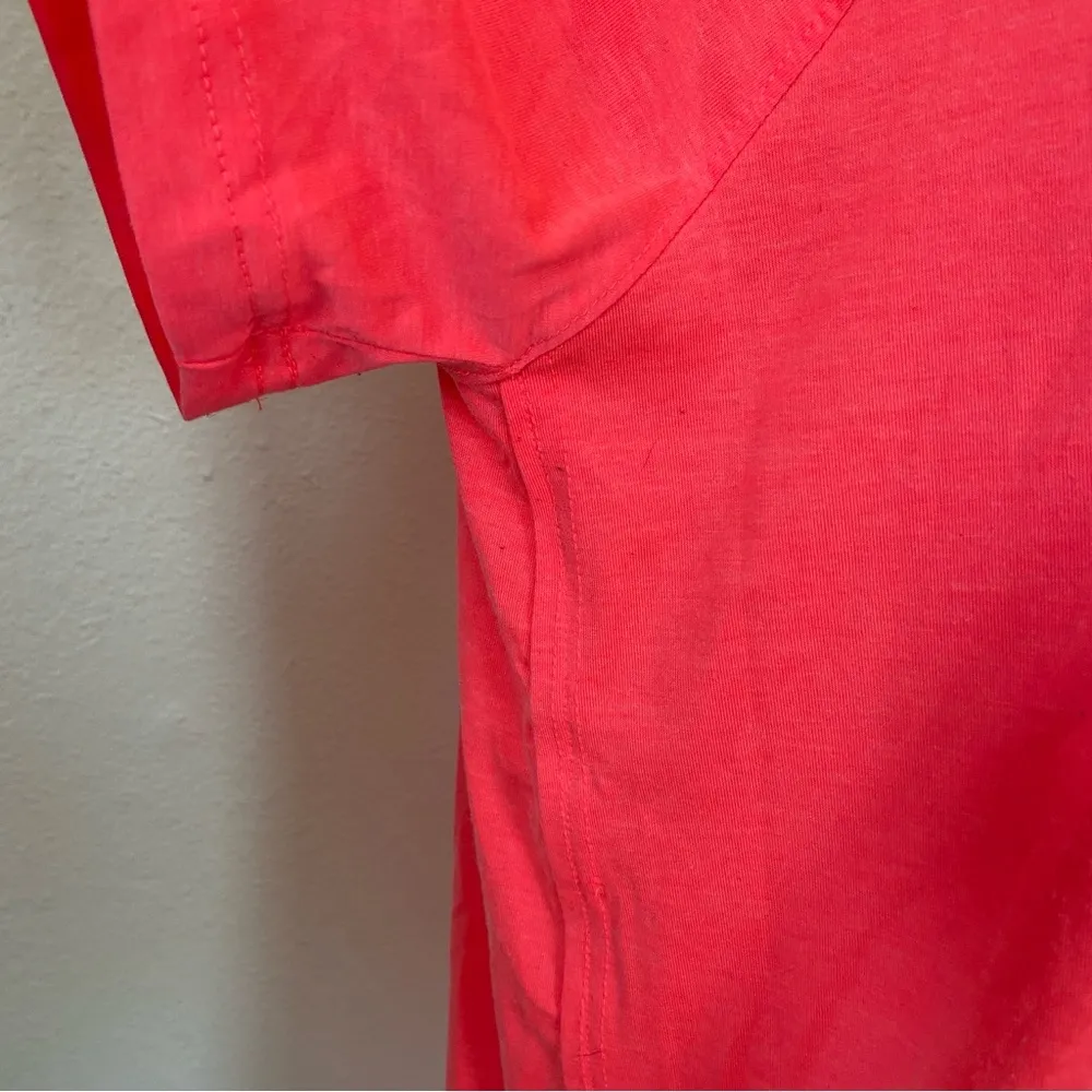 Tek Gear Solid Pink Crew Neck Short Sleeve Athletic T-Shirt - Image 6