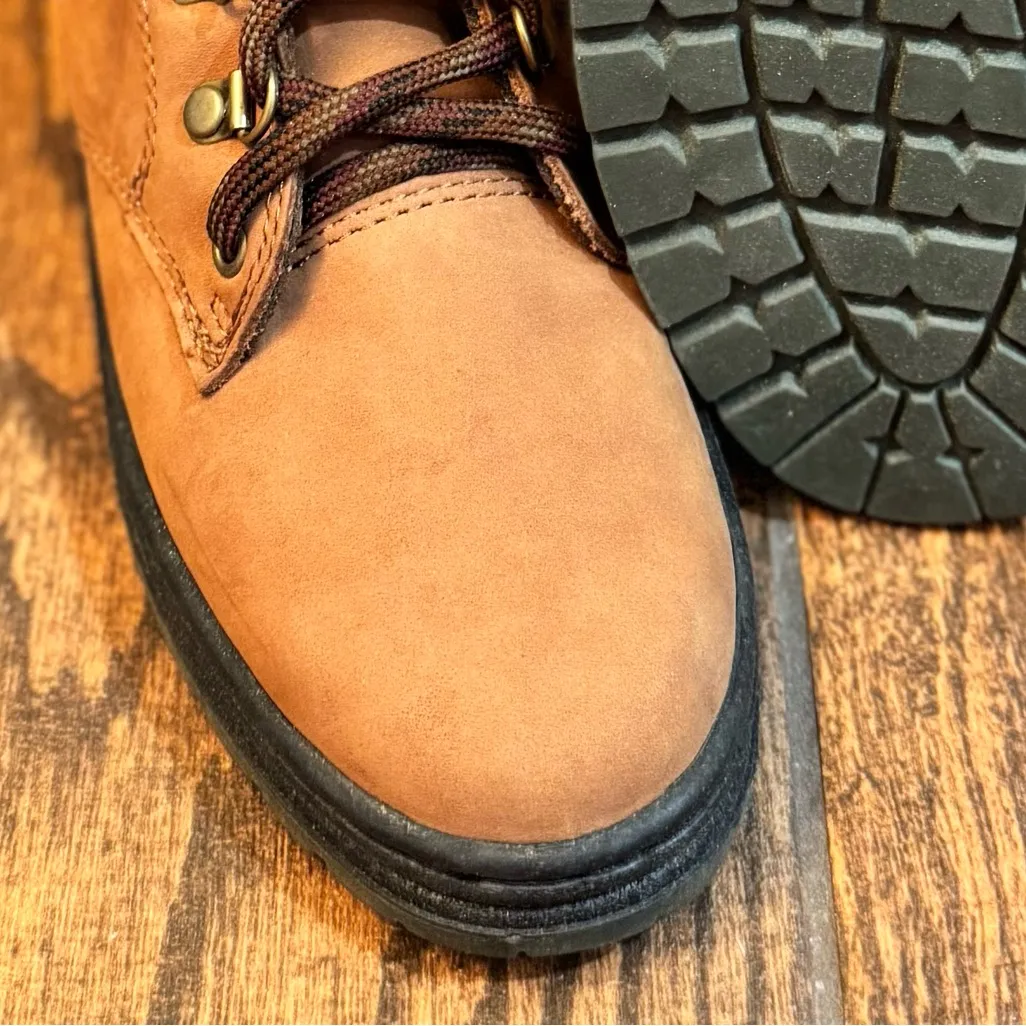 High Sierra ‘Sequoia’ Brown Leather Hiking Boots Tan Size 6.5 - Image 6