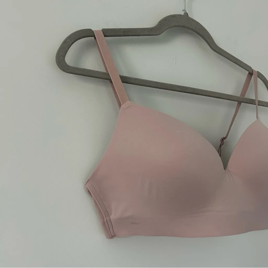 Soma Embrace Bliss Wireless Smoothing Everyday Bra Adobe Rose 36C - Image 3