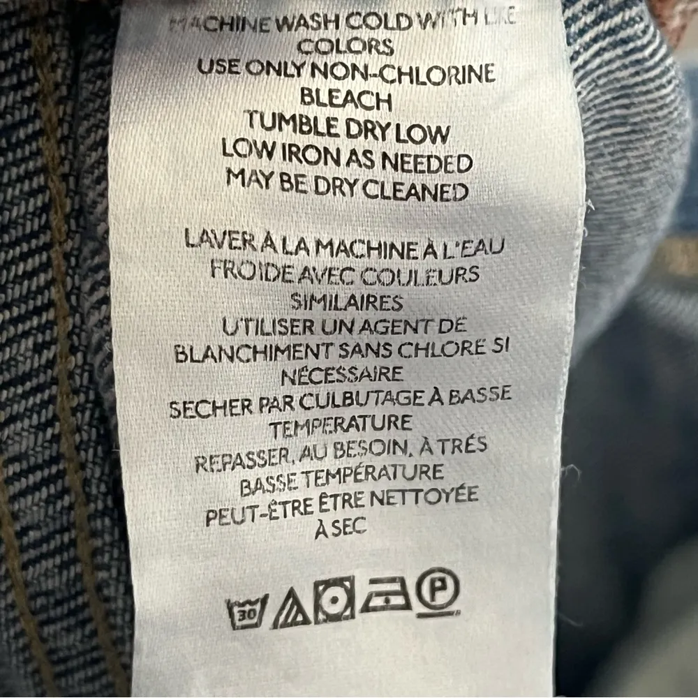 Women’s We The Free Light Wash‎ Distressed Straight Leg Mom Jeans Size 25 - Image 11