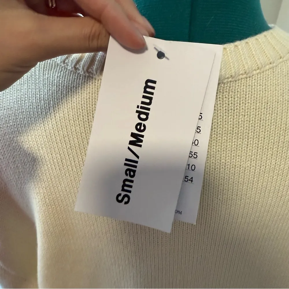 Brandy Melville NWT Cream Knit Sweater - Image 5