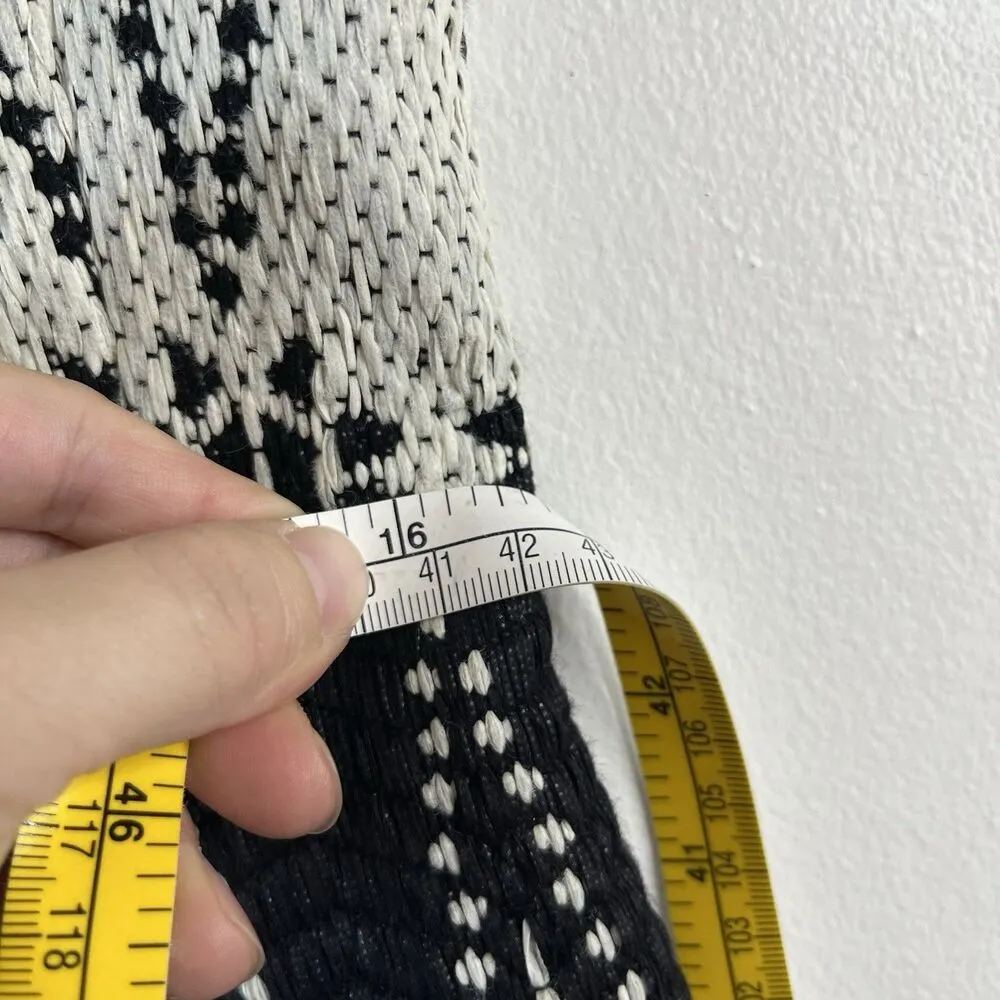 Tory Burch mini Fringe Dress Savora Tweed Sz 6 Boho - Image 10