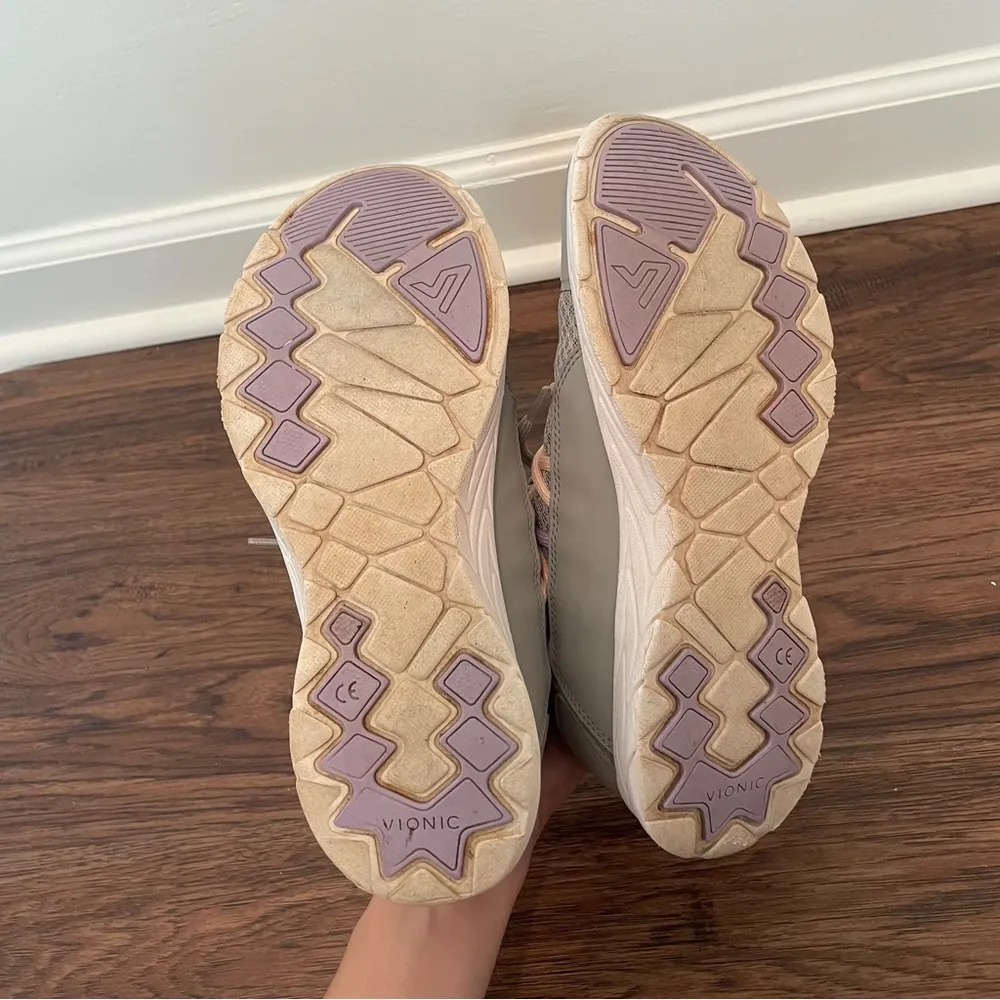 Vionic Zeliya Comfort Walking Shoes Sz 9.5 Grey - Image 9