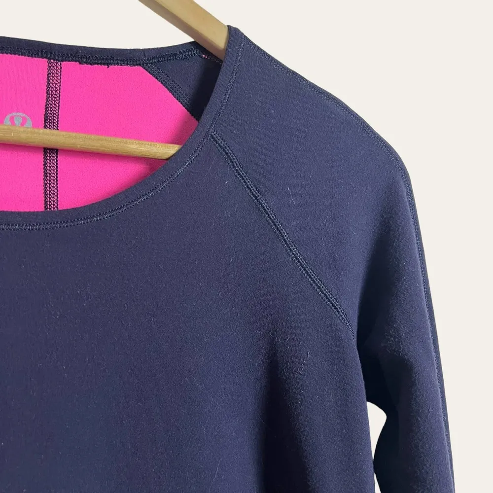 Lululemon Runder Under Long Sleeve Reverible Shirt Go Light Size 4 - Image 7