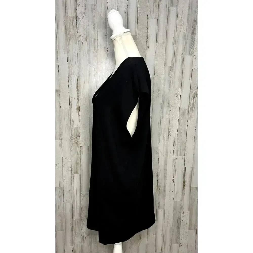Banana Republic Women's Black‎ Crepe Cocoon Tee Dress Size Small - Image 5