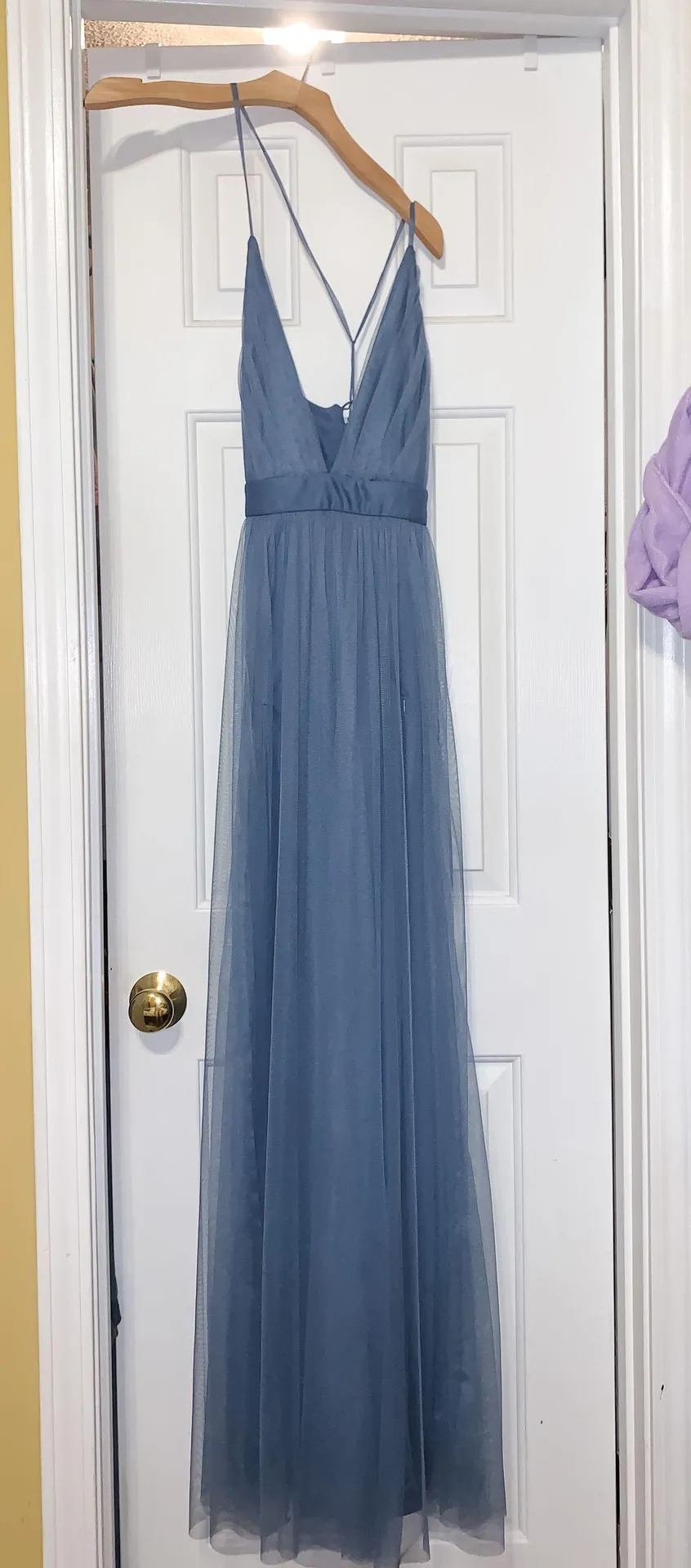 Windsor Saylor Formal Double Slit Tulle Dress - Image 3