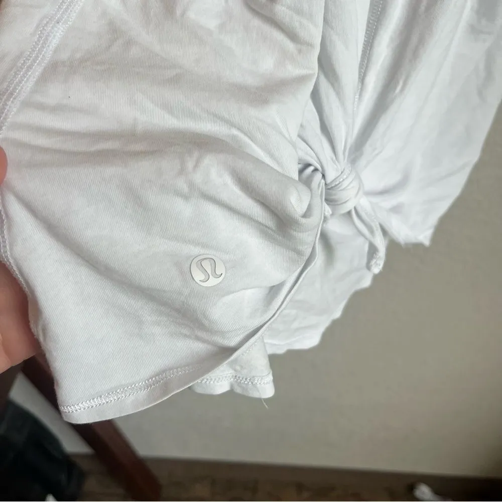 Lululemon Tie it Up Tank White - Image 4