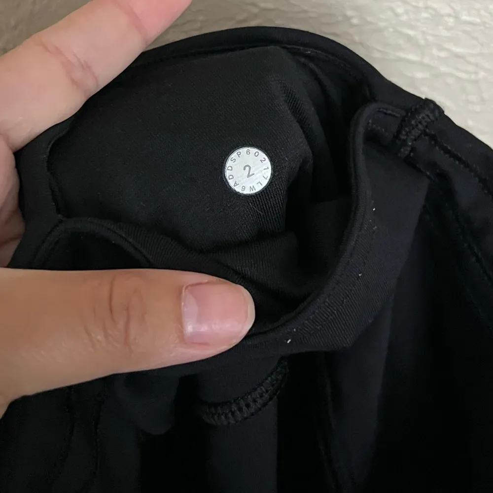 Lululemon Train Times Crop Leggings in Black 2 - Image 8