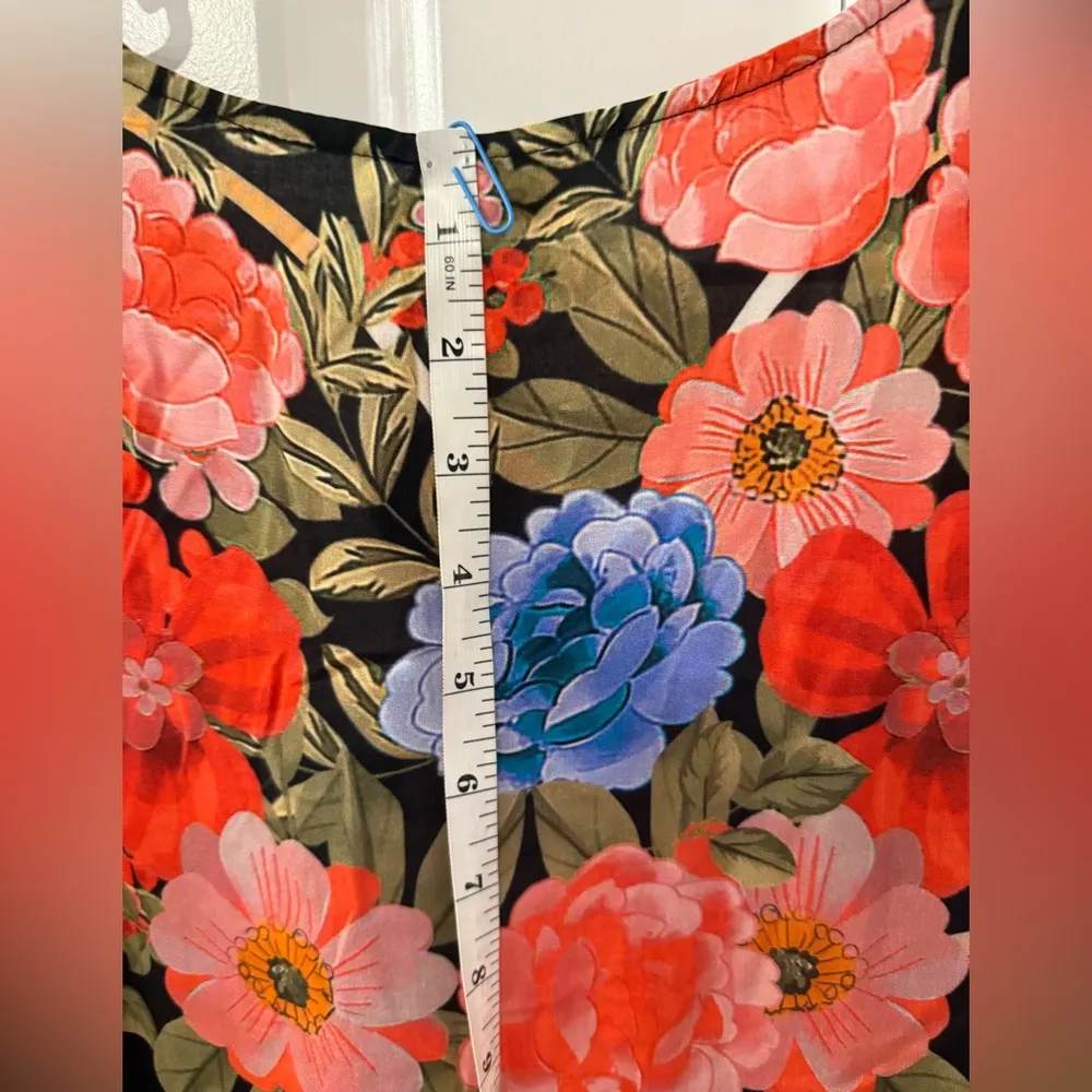 Johnny Was Royal Long Ruffle Kimono Size XS NWT - Image 7