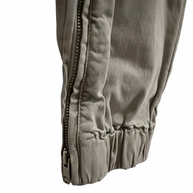 J. Crew Light Gray Cargo Jogger Pants - Image 4